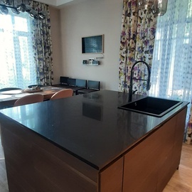 КУХНЯ-ГОСТИНАЯ В ЗАГОРОДНОМ ДОМЕ